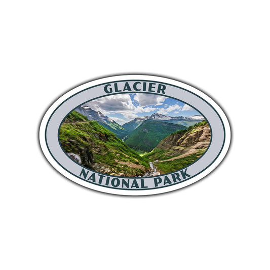 Glacier national park sticker