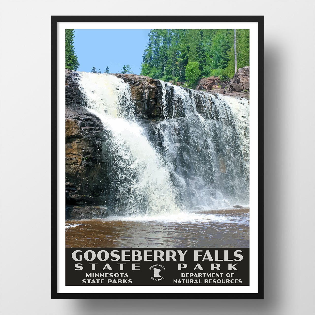 Gooseberry Falls State Park Poster