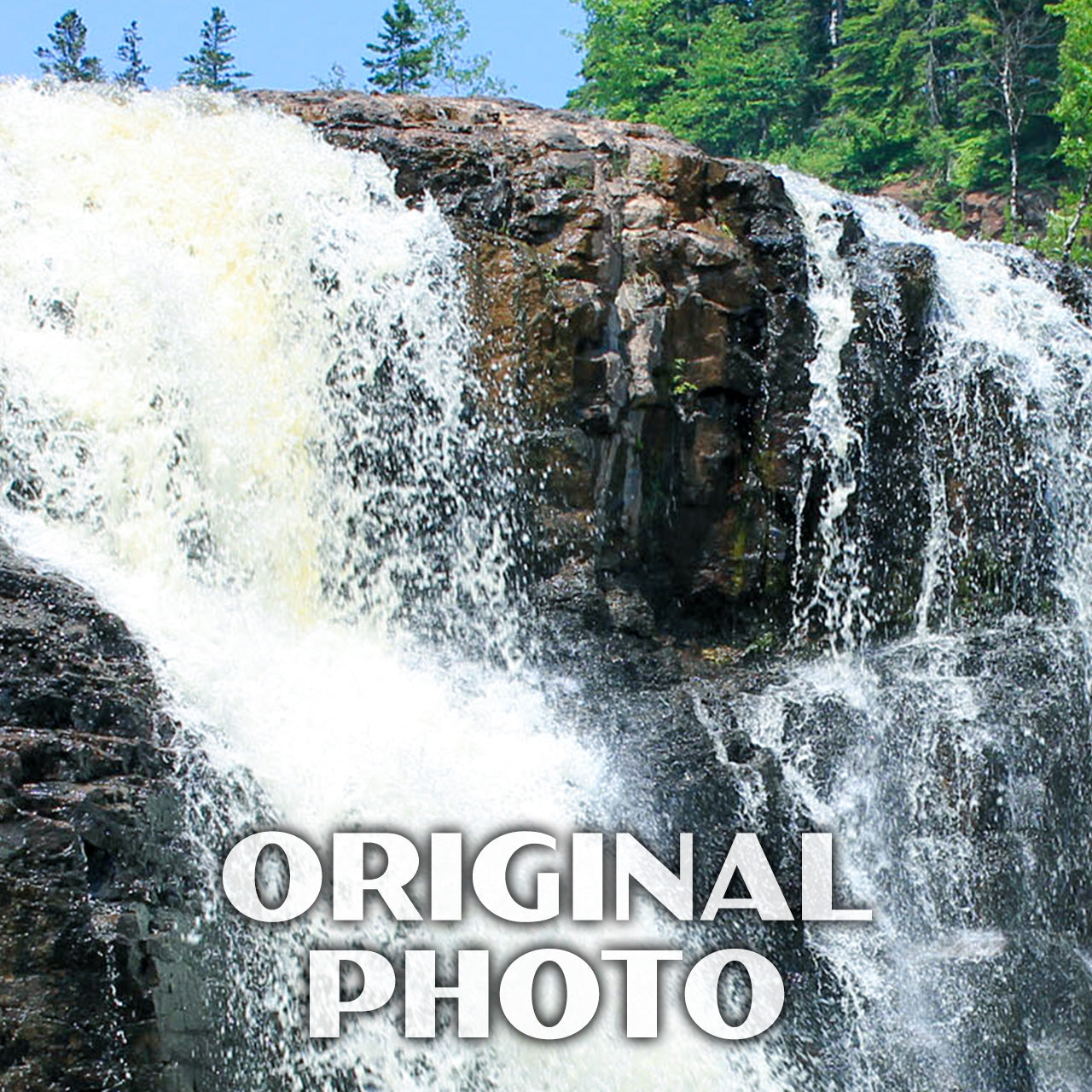 Gooseberry Falls State Park Poster-WPA (Front View)