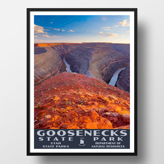 Goosenecks State Park poster