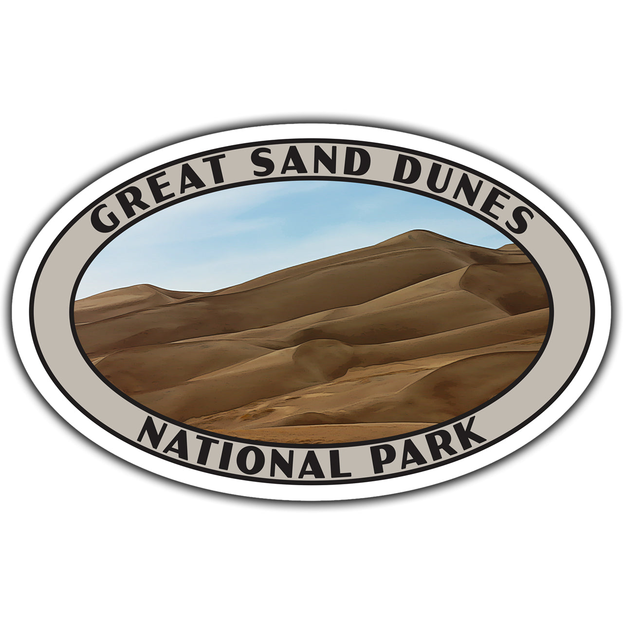 great sand dunes national park sticker