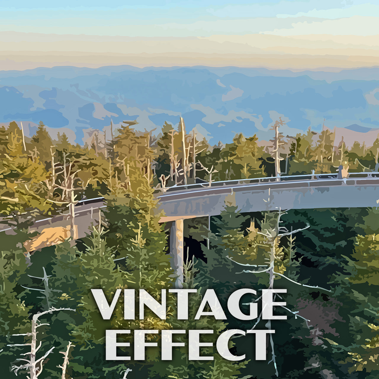 Great Smoky Mountains National Park Poster-WPA (Clingmans Dome)