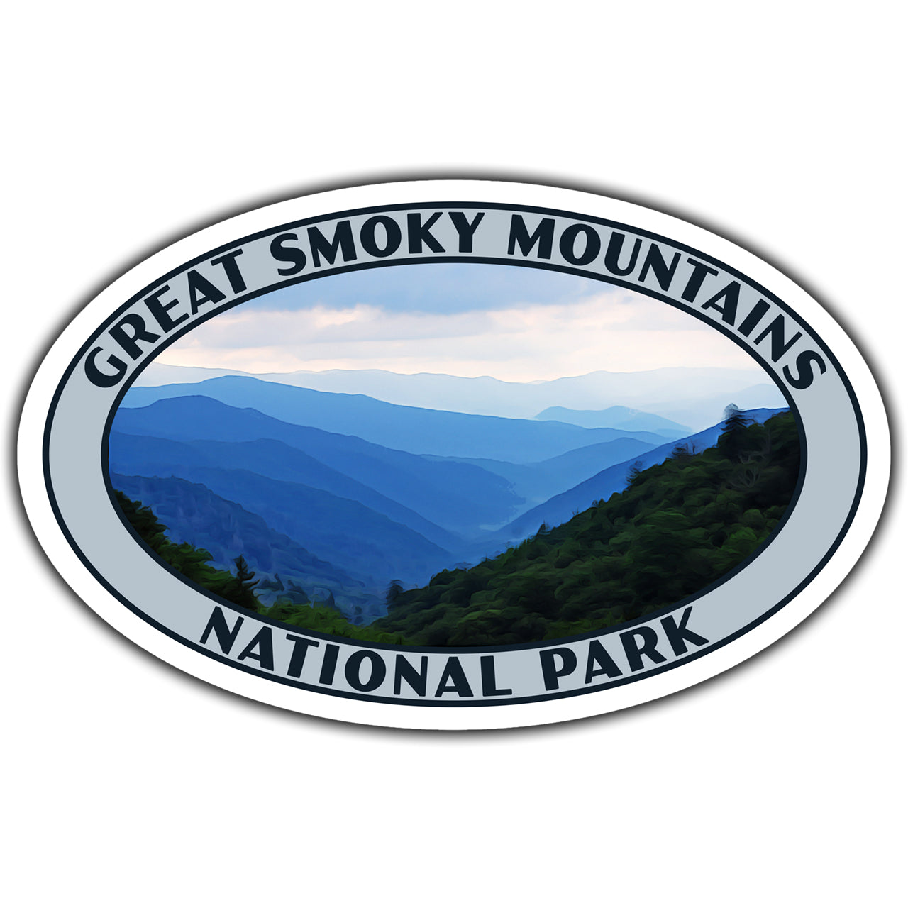 great smoky mountains national park sticker