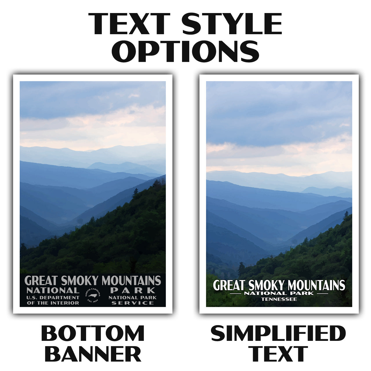 Great Smoky Mountains National Park Poster-WPA (Smoky Mountains)