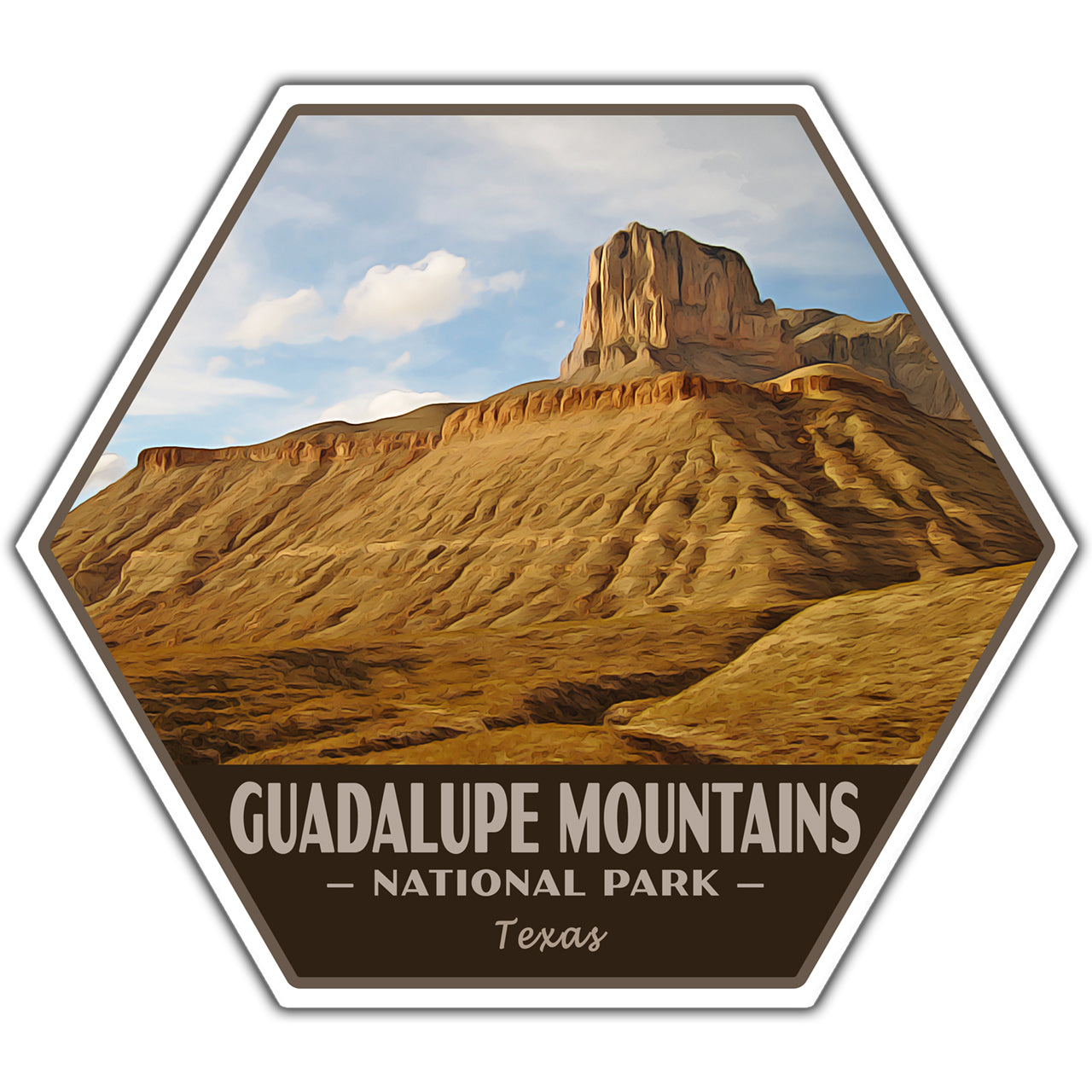 Guadalupe Mountains national park sticker