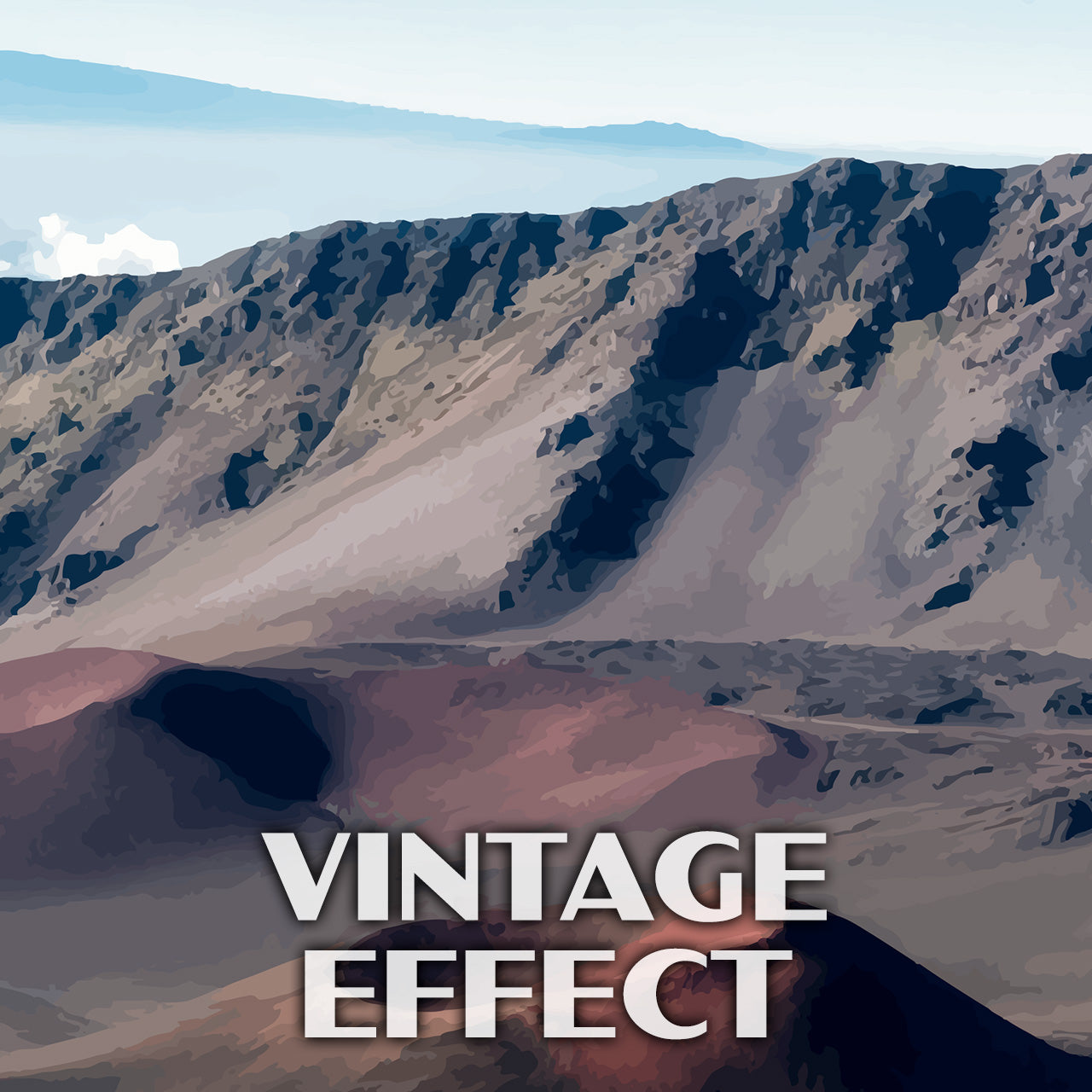 Haleakala National Park Poster-WPA (Craters)