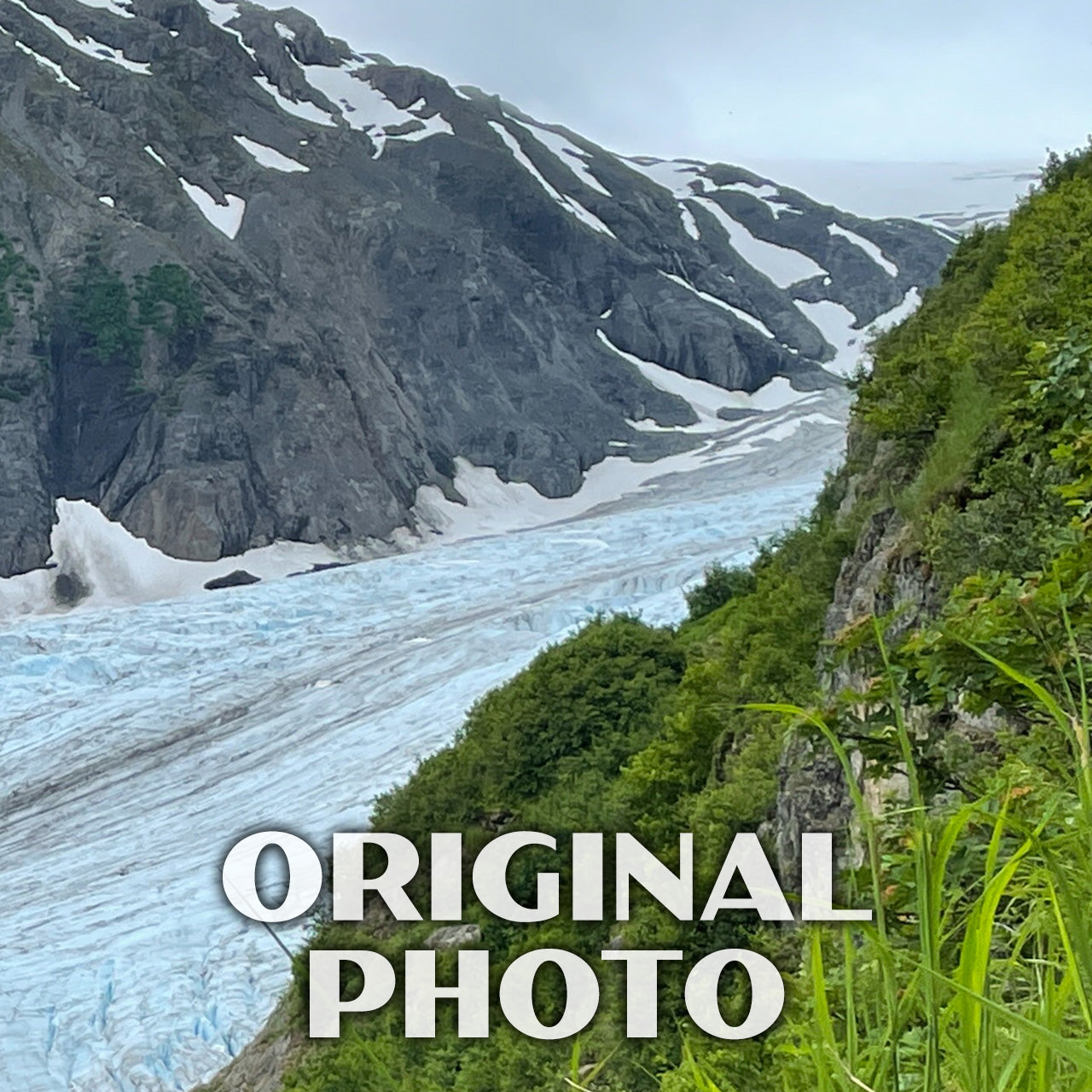 Kenai Fjords National Park Poster-WPA (Harding Icefield)