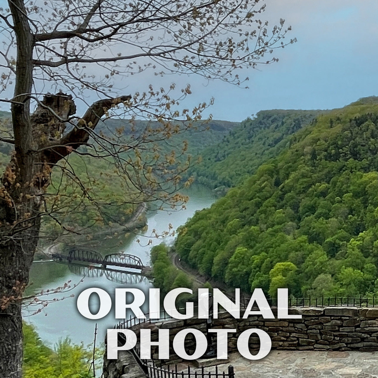 Hawks Nest State Park Poster - WPA (Scenic Overlook)