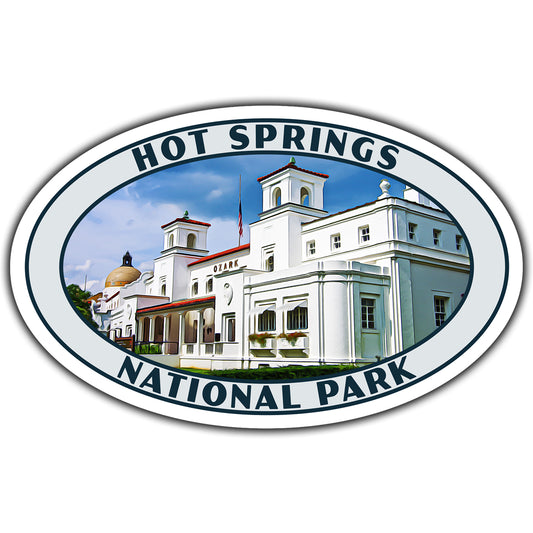 Hot Springs national park sticker