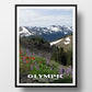 olympic national park poster