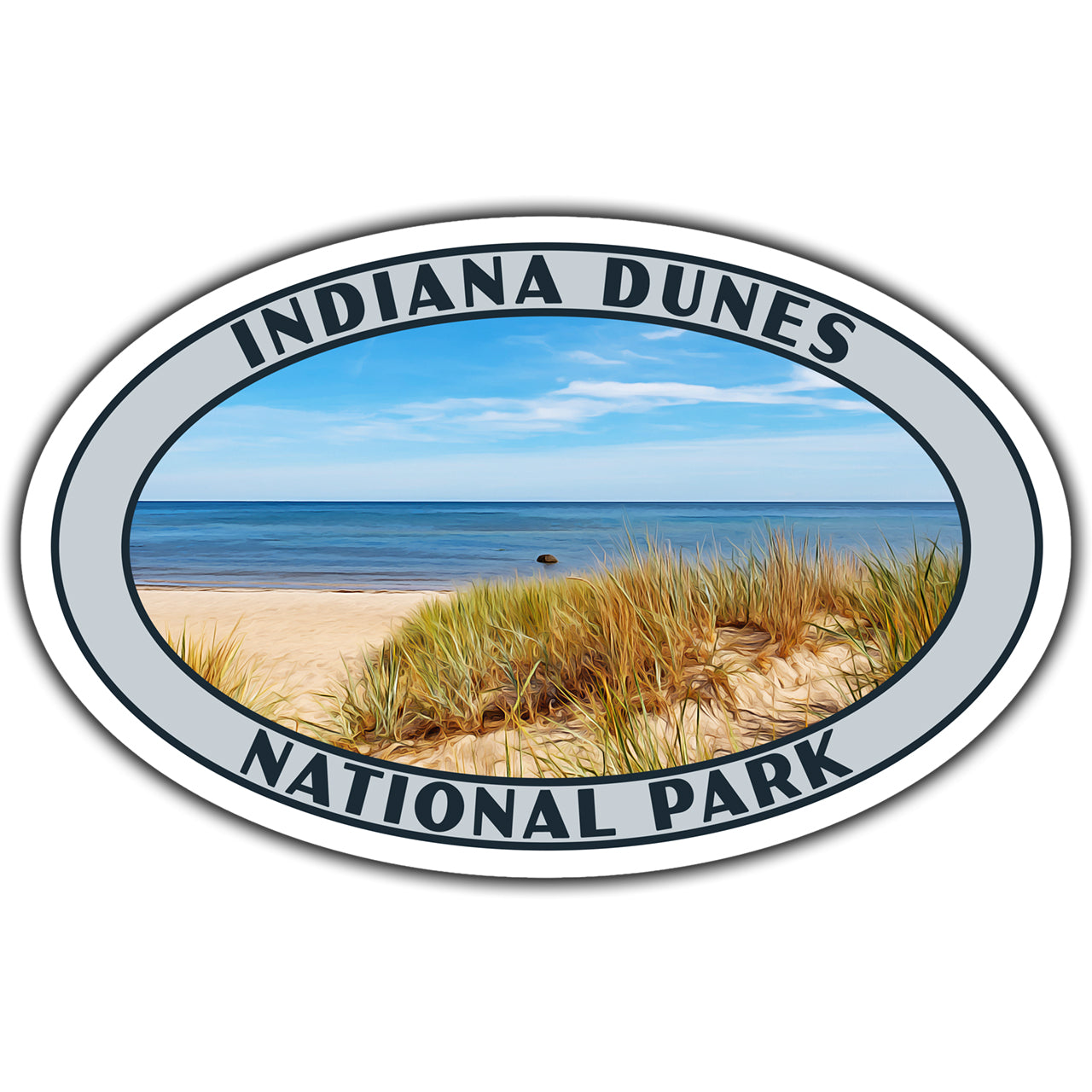 indiana dunes national park sticker