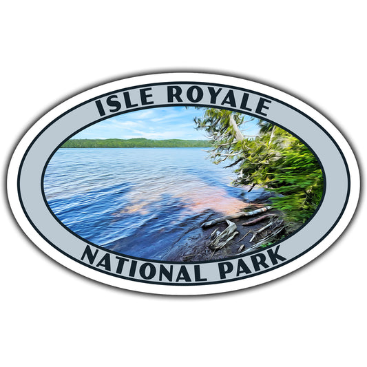 Isle Royale national park sticker