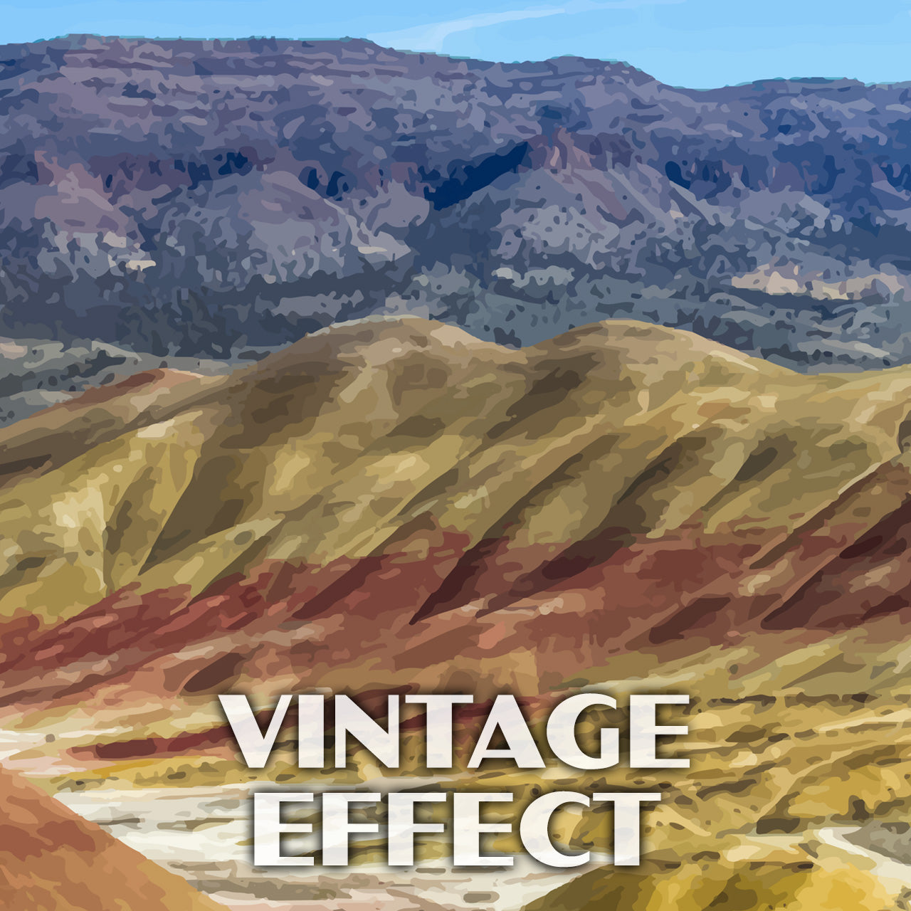 John Day Fossil Beds National Monument Poster-WPA (Painted Hills)