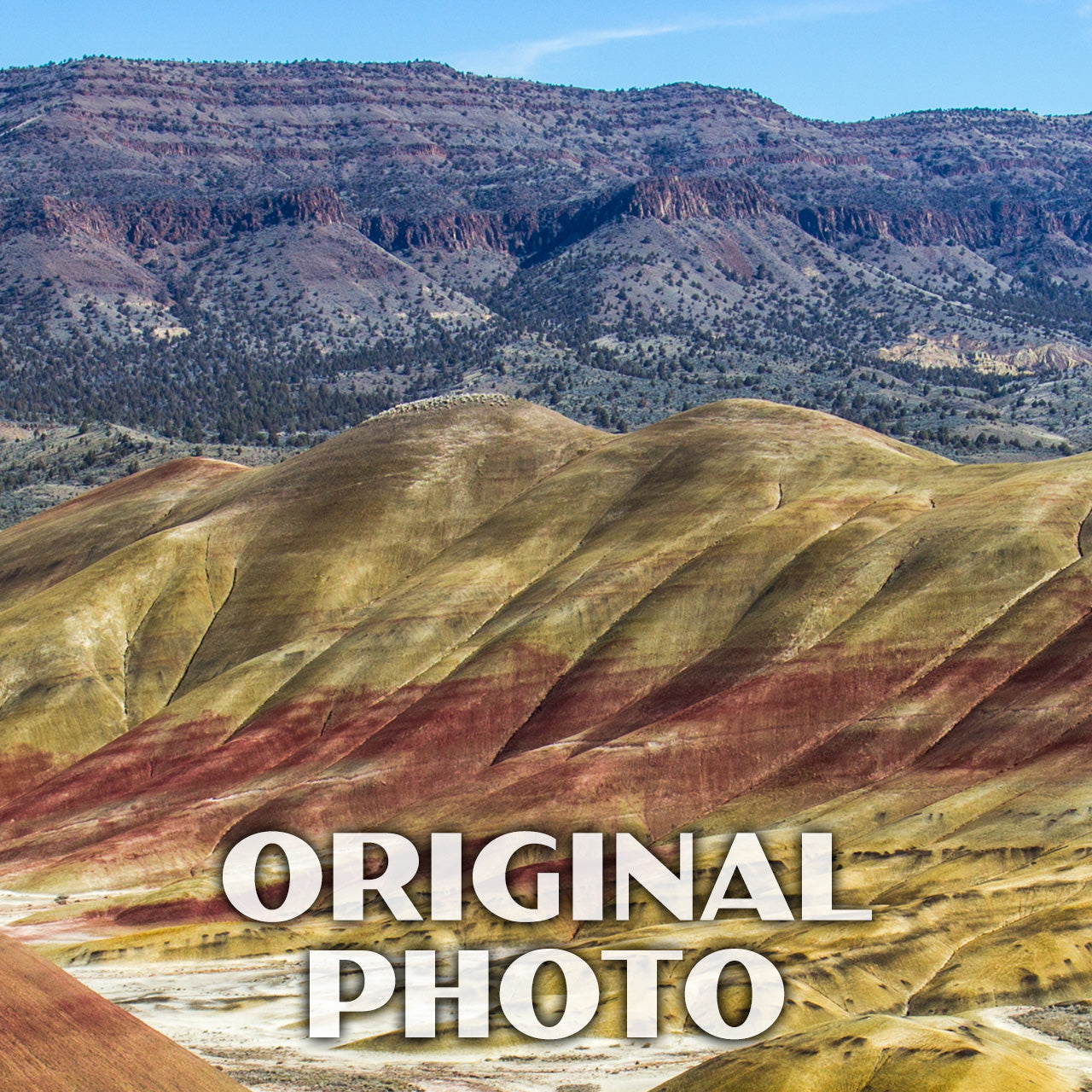 John Day Fossil Beds National Monument Poster-WPA (Painted Hills)