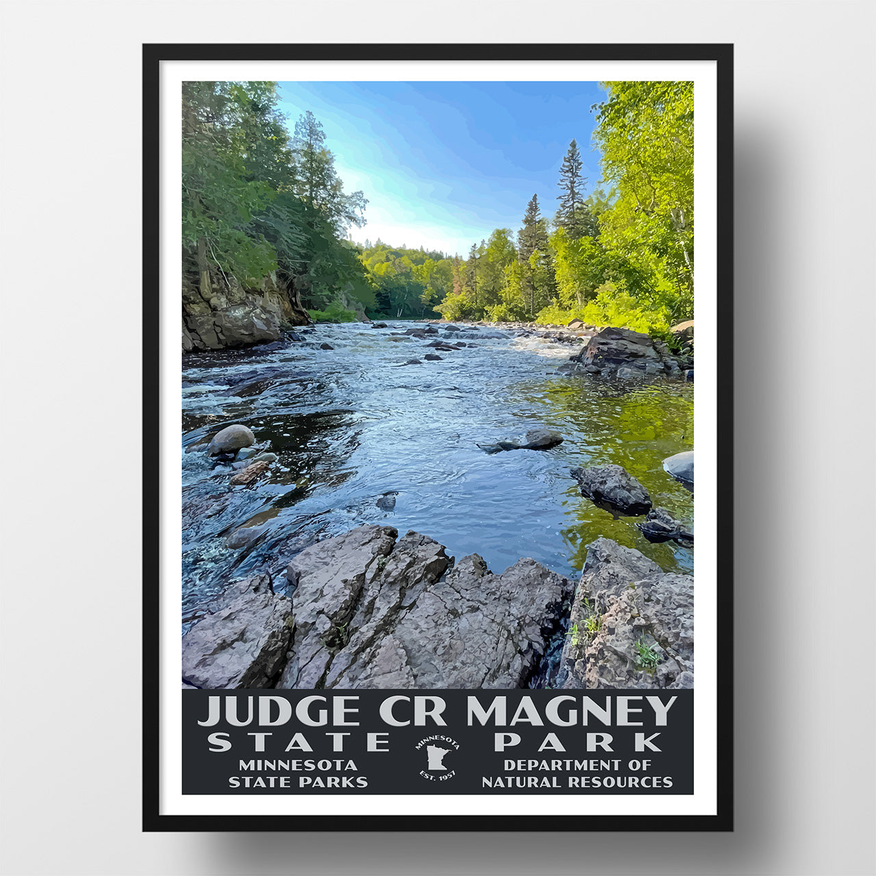 Judge CR Magney State Park Poster