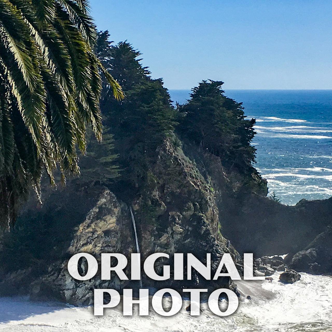 Julia Pfeiffer Burns State Park Poster-WPA (McWay Cove)