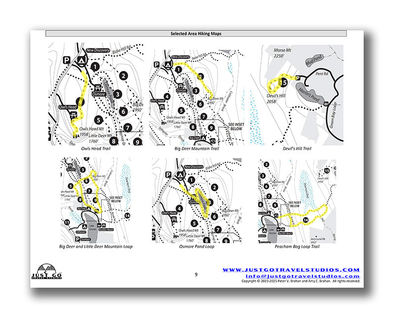 Groton State Forest Itinerary (Digital Download)