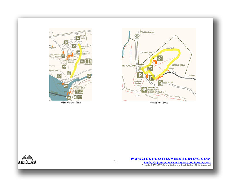 Hawks Nest State Park Itinerary (Digital Download)