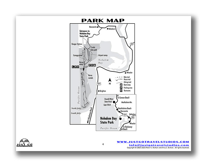 Nehalem Bay State Park Itinerary (Digital Download)