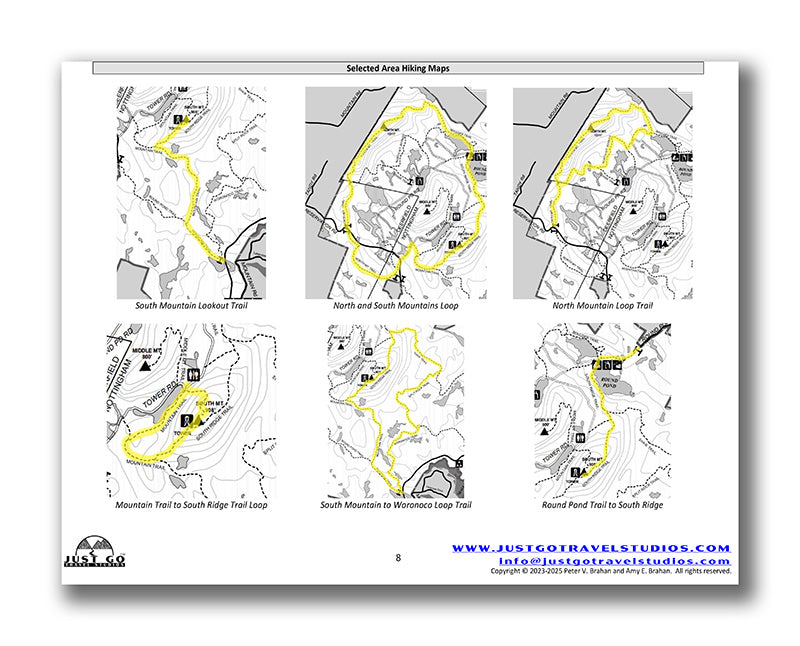 Pawtuckaway State Park Itinerary (Digital Download)