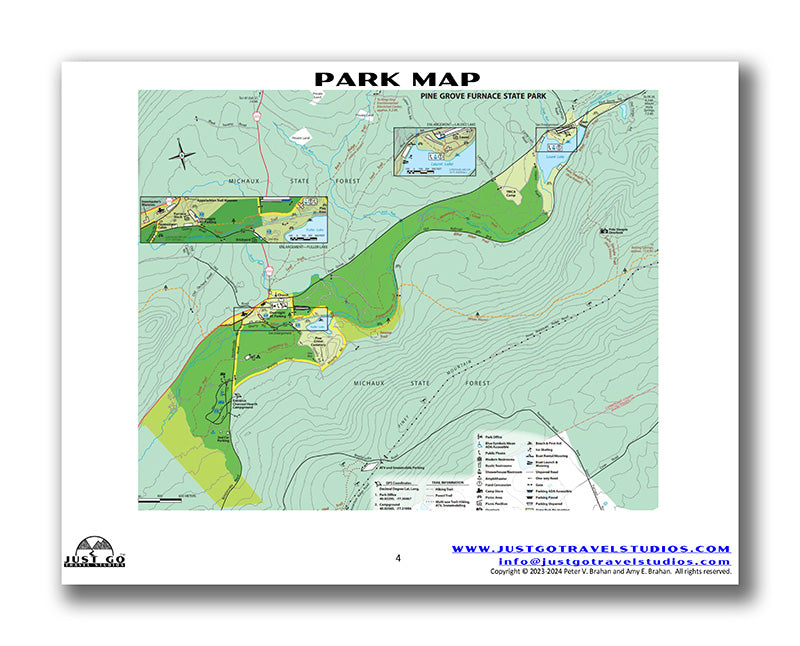 Pine Grove Furnace State Park Itinerary (Digital Download)