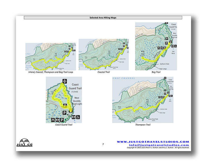 Quoddy Head State Park Itinerary (Digital Download)