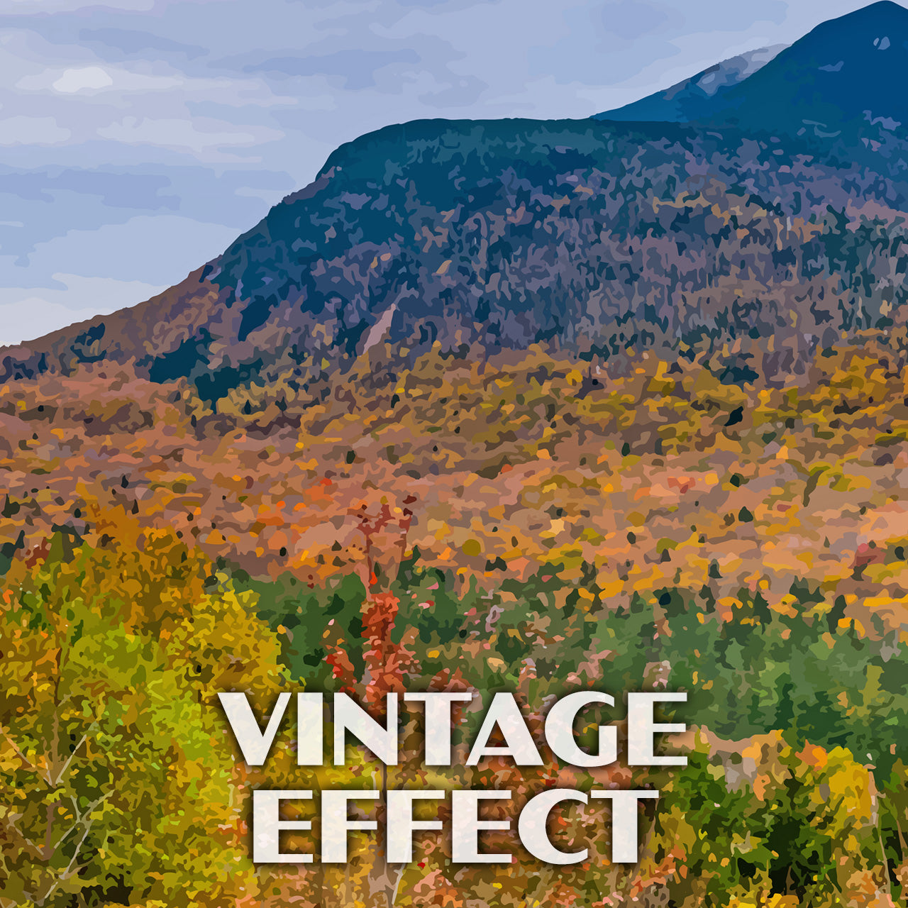 Kancamagus Highway Poster-WPA (Fall) (New Hampshire State)