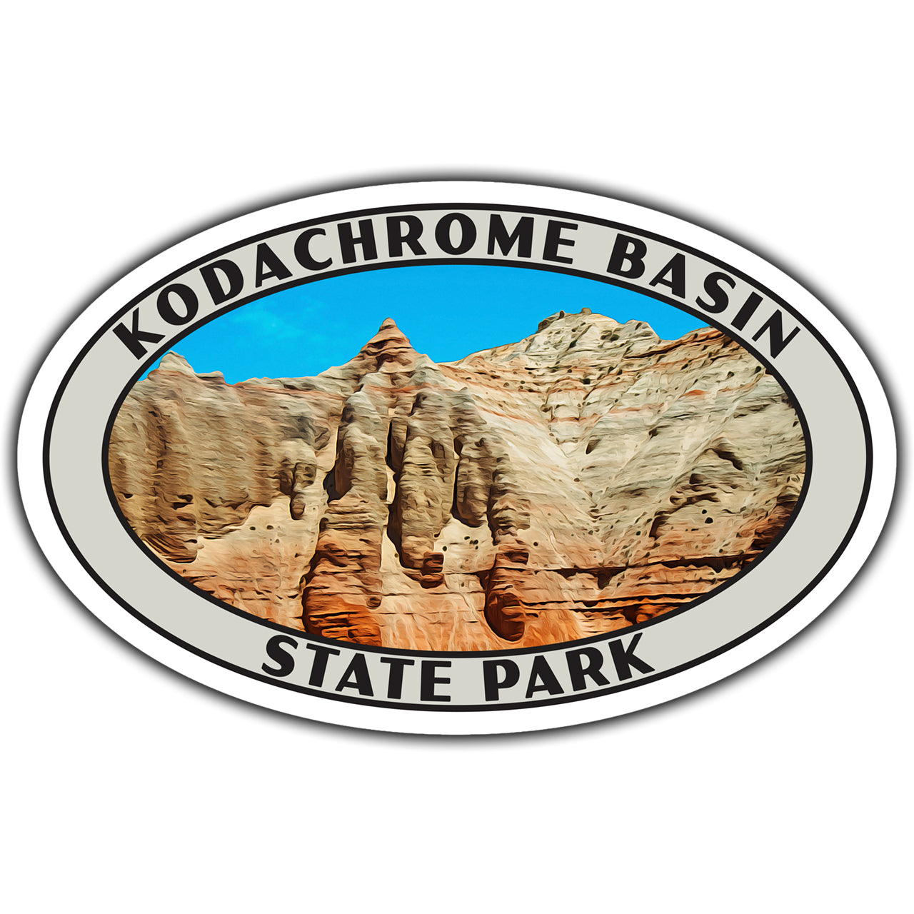 Kodachrome Basin state park sticker