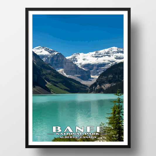 banff national park poster