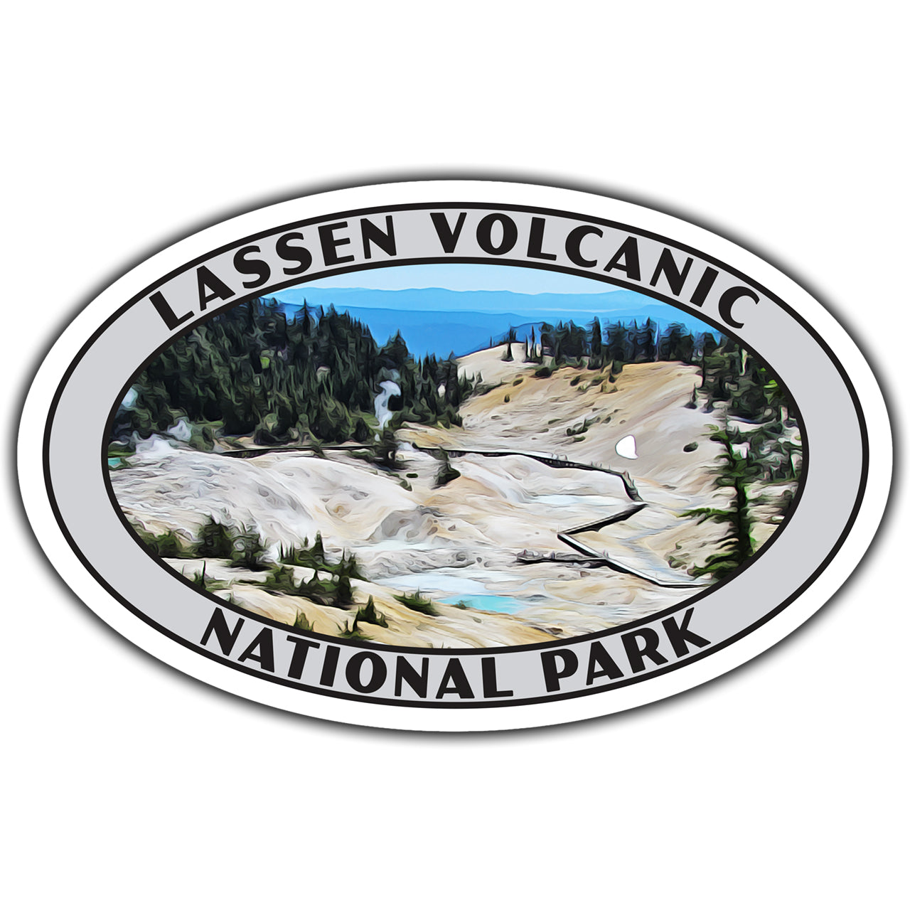 Lassen Volcanic National Park sticker