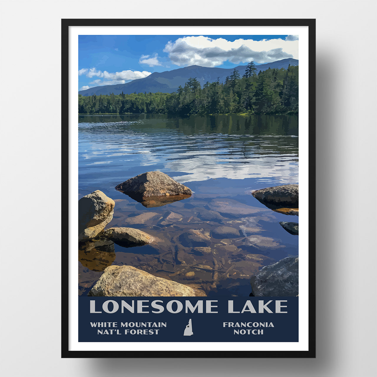 Lonesome Lake Poster