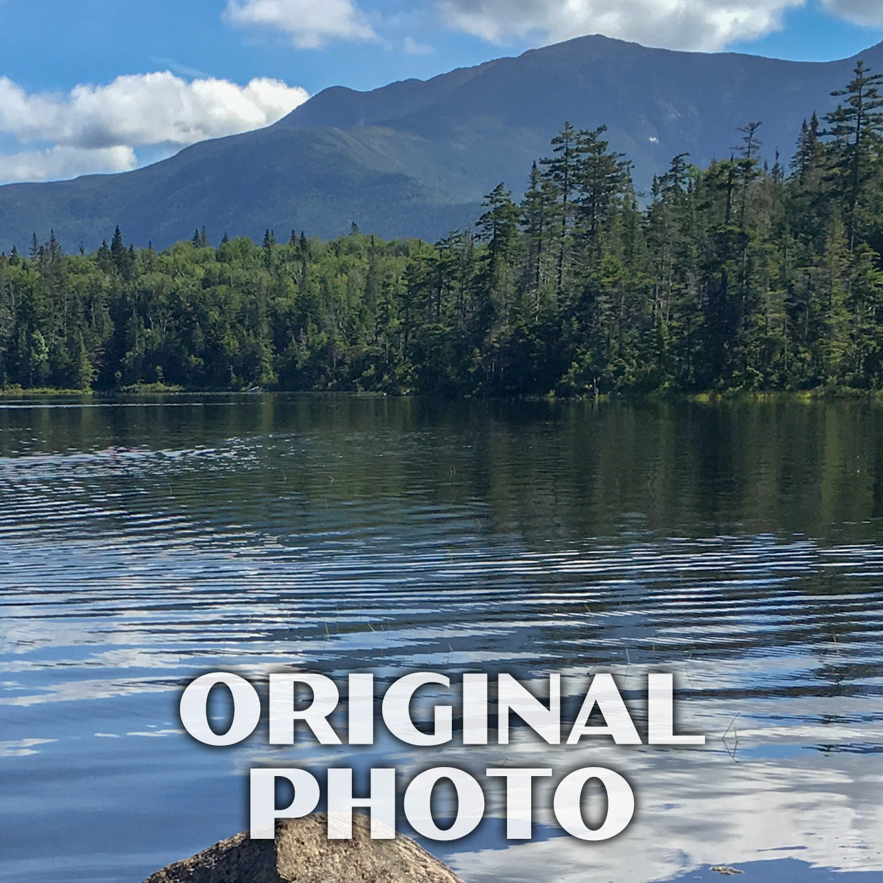 Lonesome Lake Poster-WPA (Summit) (New Hampshire State)