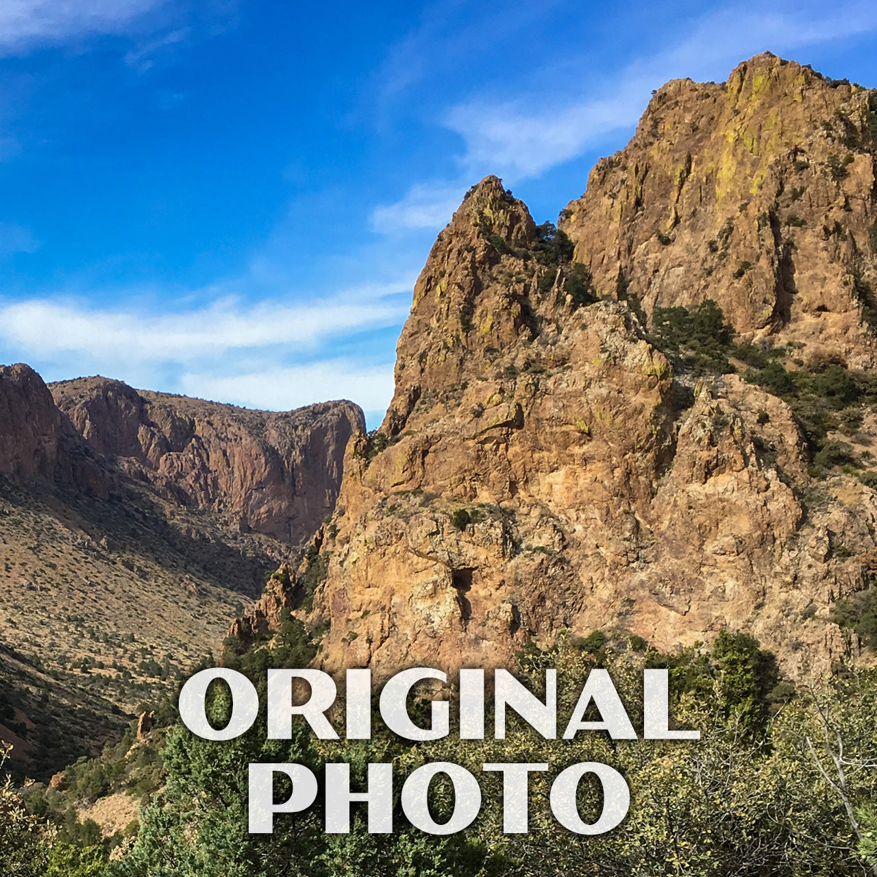 Big Bend National Park Poster-WPA (Lost Mine View)