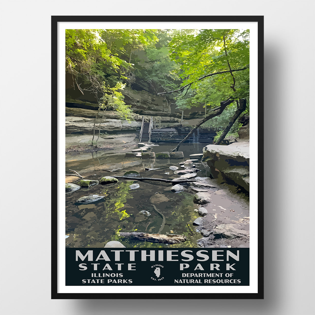 Matthiessen State Park Poster