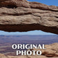 Canyonlands National Park Poster-WPA (Mesa Arch)