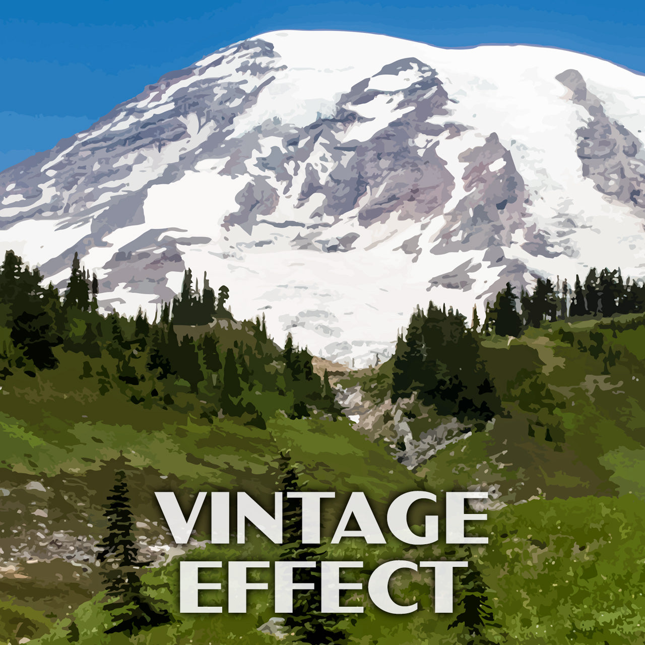 Mount Rainier National Park Poster-WPA (Skyline Trail)