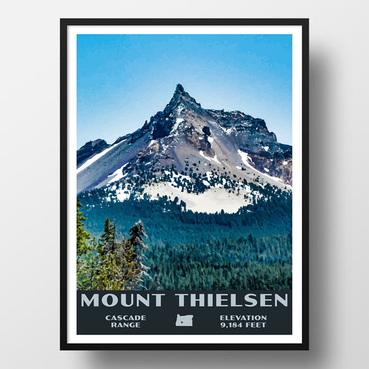 Mount Thielsen Poster