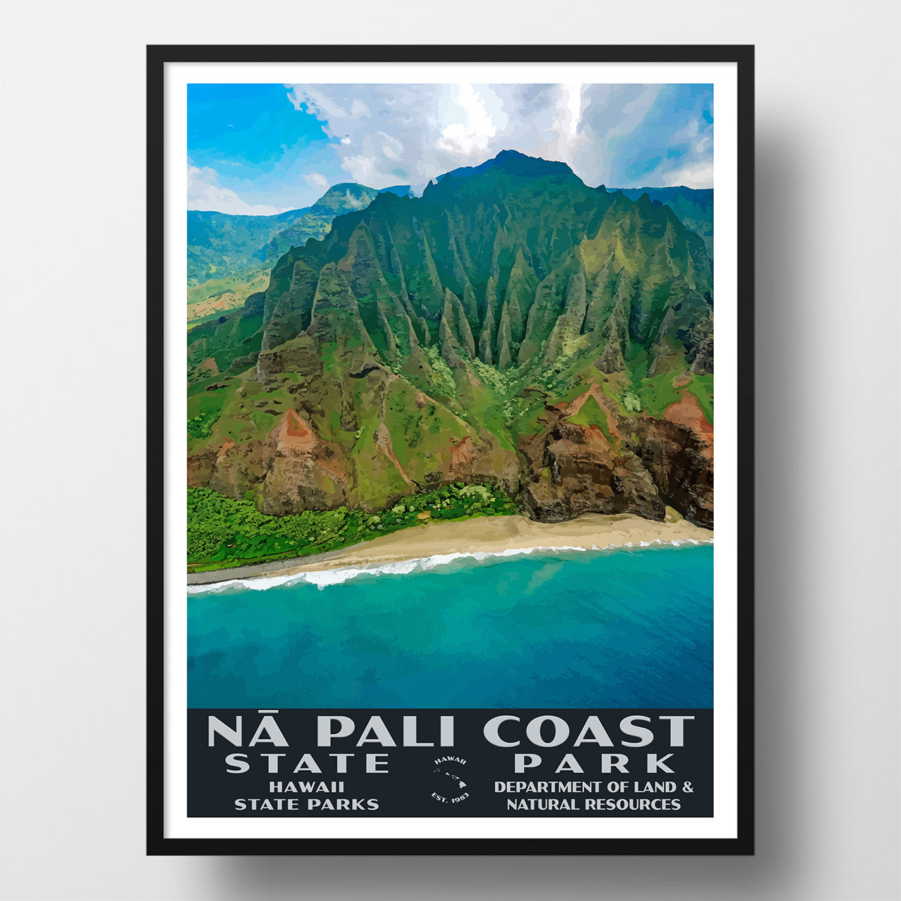 Na Pali Coast State Park Poster