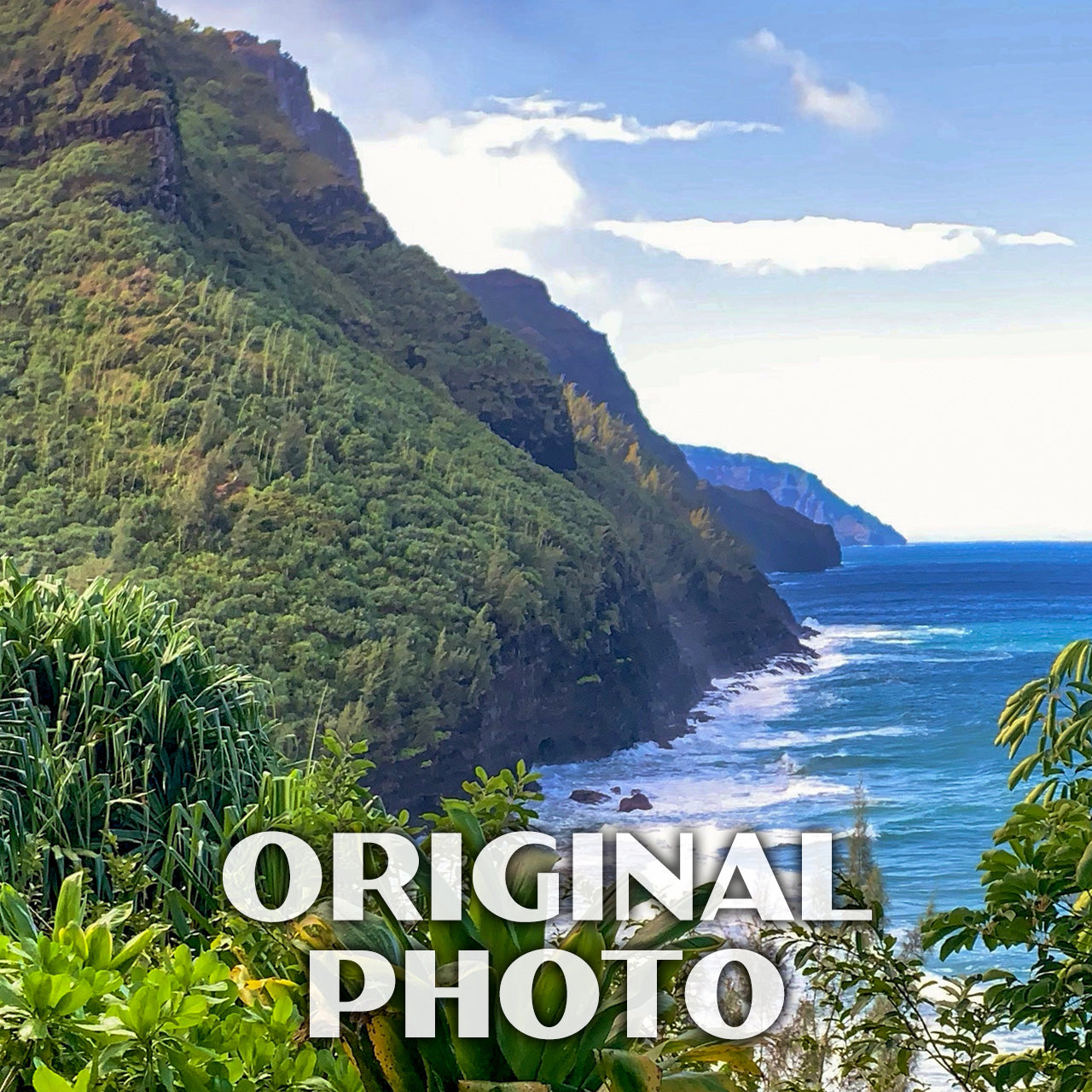 Na Pali Coast State Park Poster-WPA (Kalalau Trail)