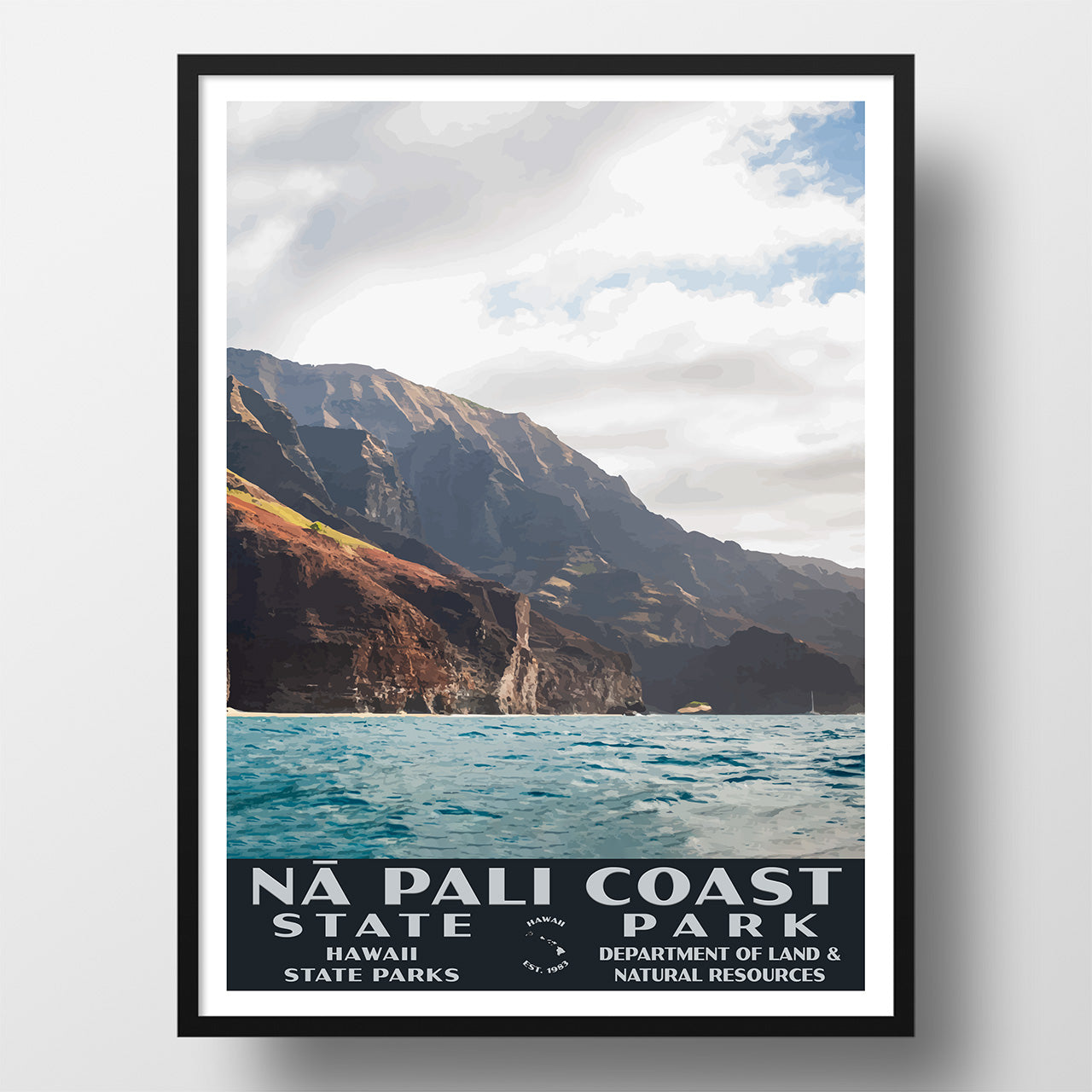 Na Pali Coast State Park Poster