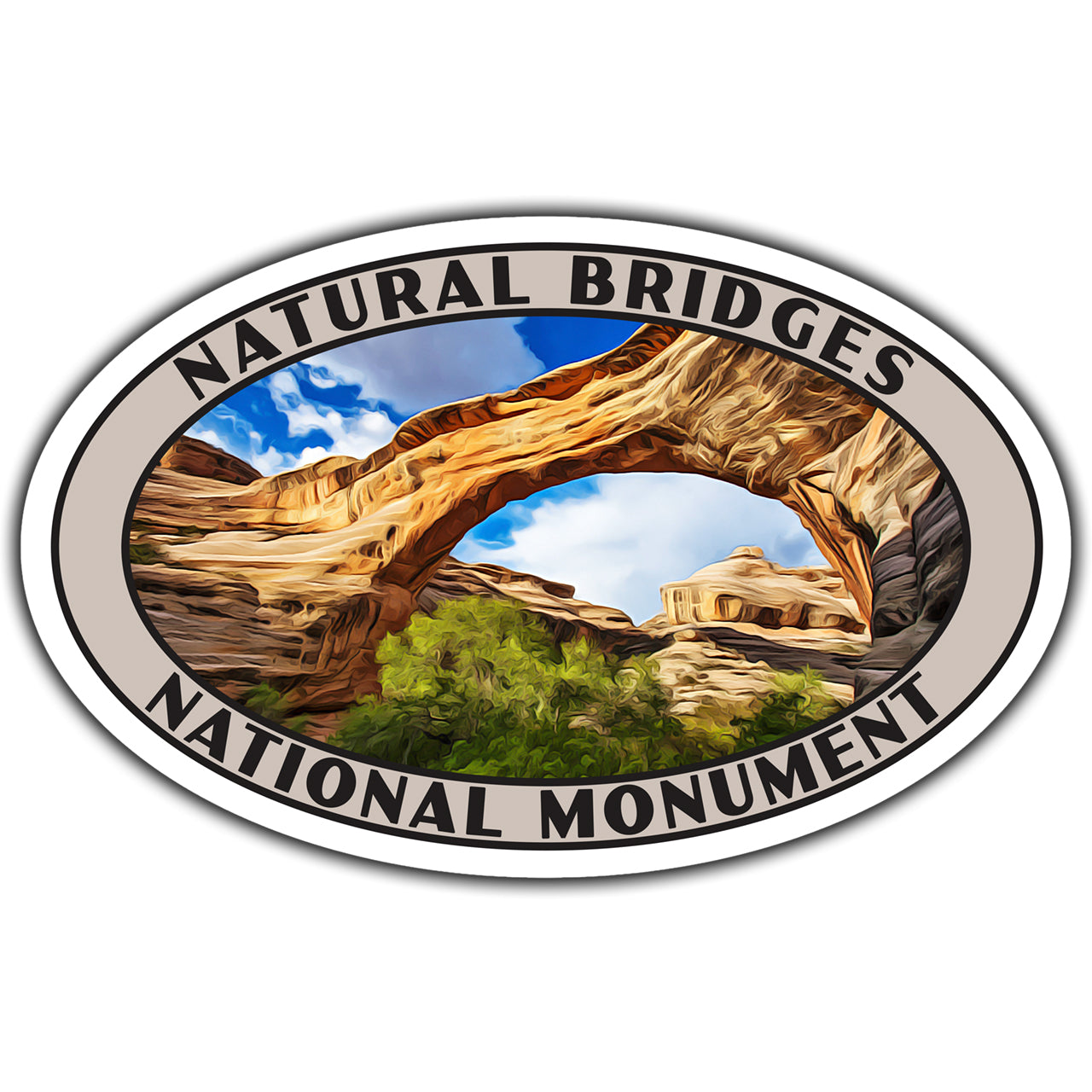 Natural Bridges national monument sticker