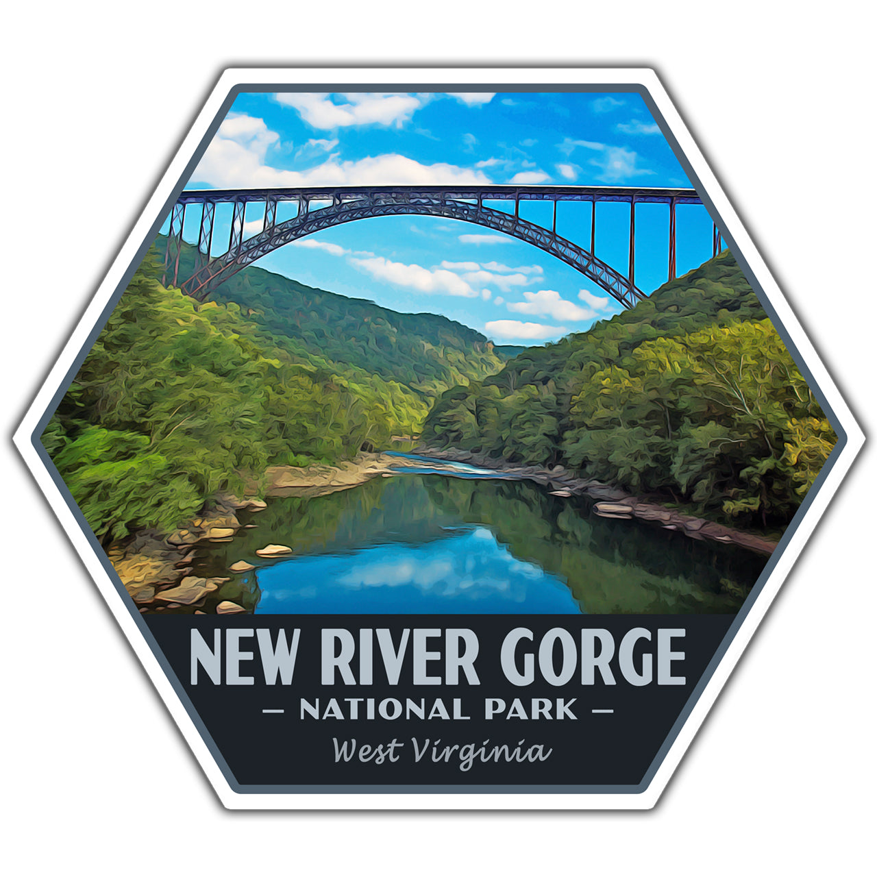 New River Gorge national park sticker