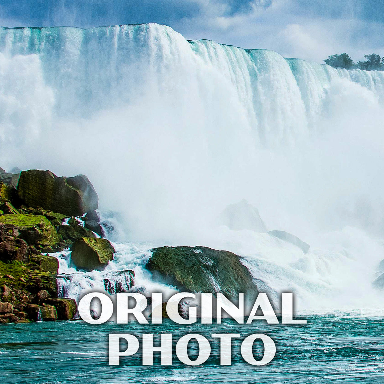 Niagara Falls State Park Poster - WPA (from the water)