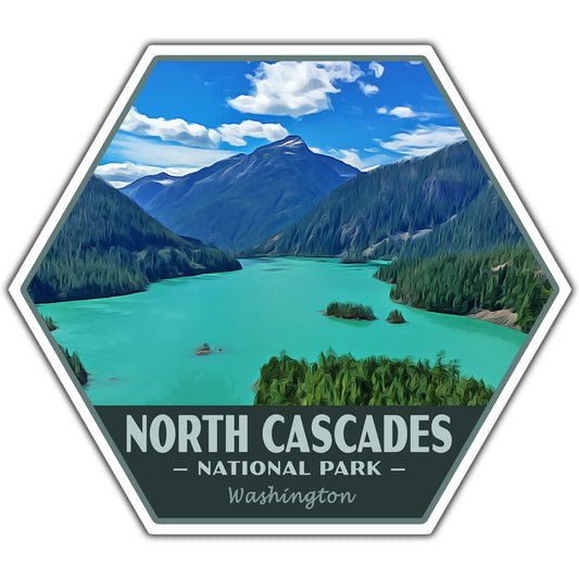 North Cascades national park sticker