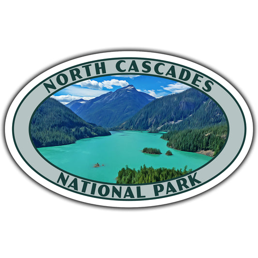 north cascades national park sticker