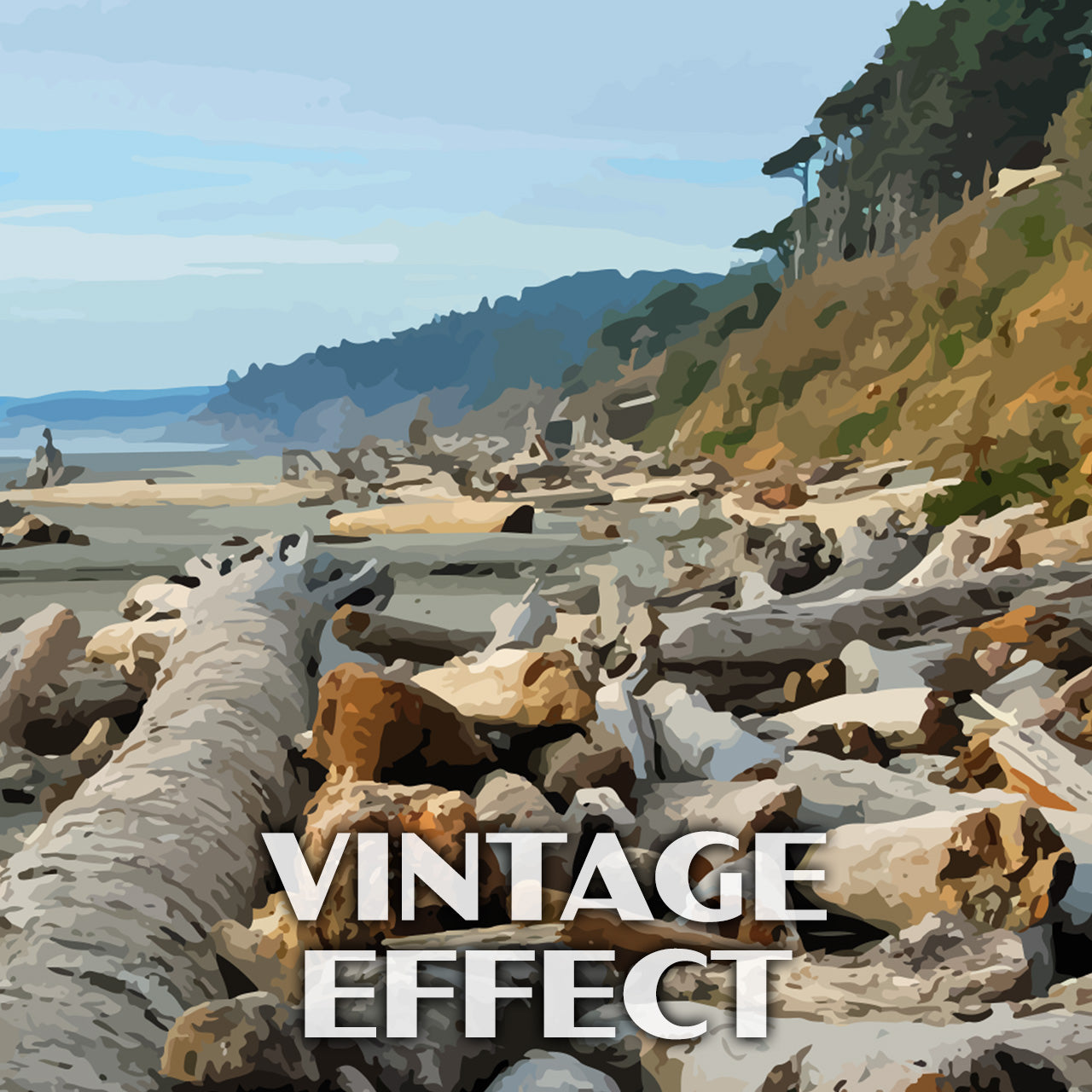 Olympic National Park Poster-WPA (Kalaloch Beach)