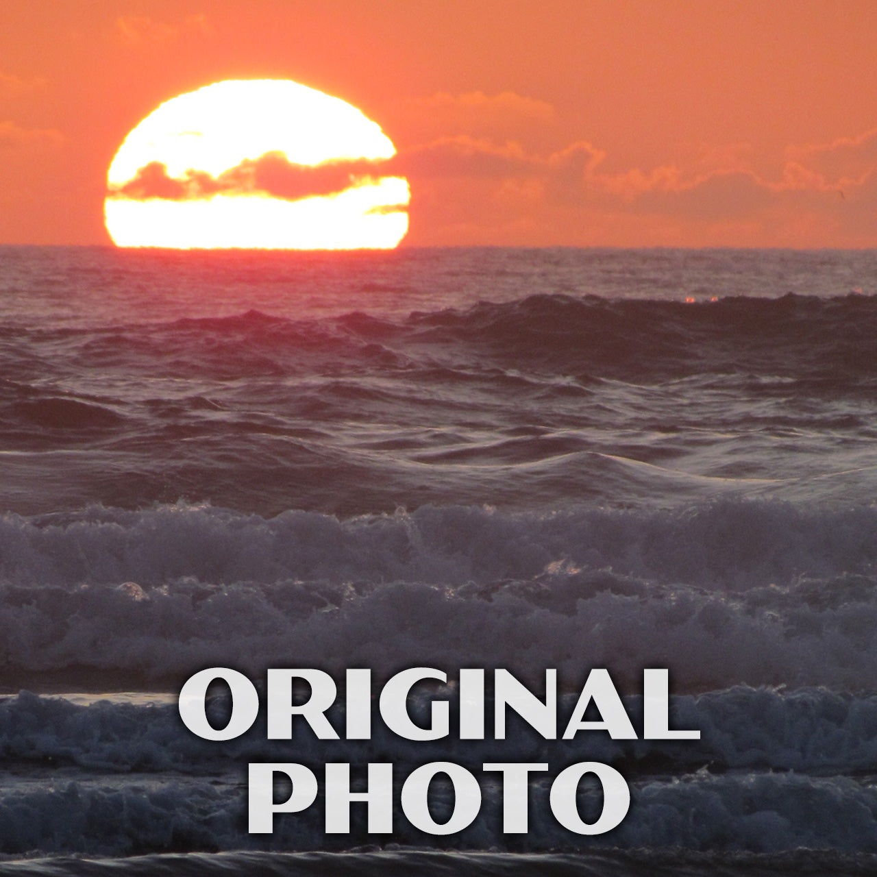 Oregon Coast Poster-WPA (North Coast Sunset) (Oregon State)