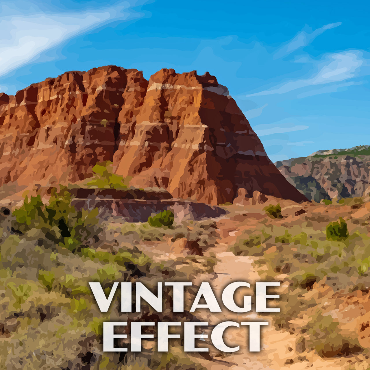 Palo Duro Canyon State Park Poster-WPA (Path)