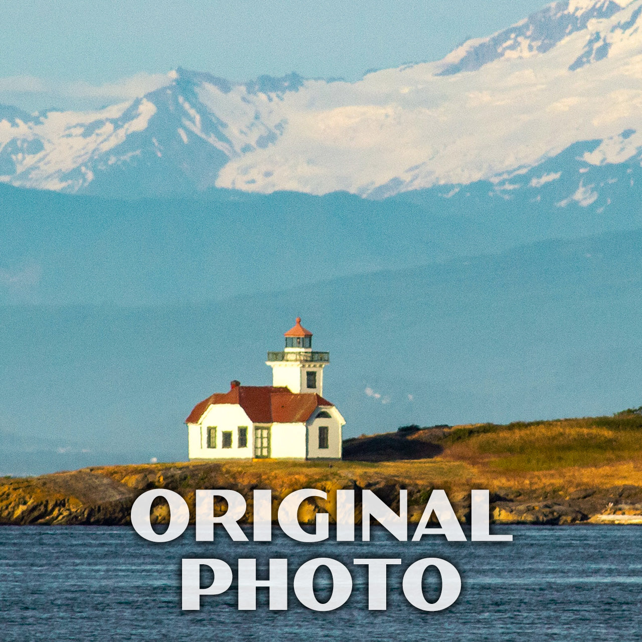 Patos Island State Park Poster-WPA (Lighthouse)