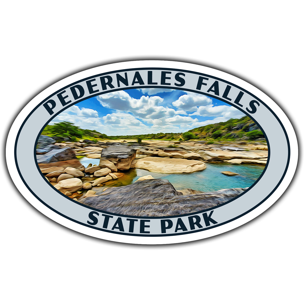 Pedernales Falls state park sticker